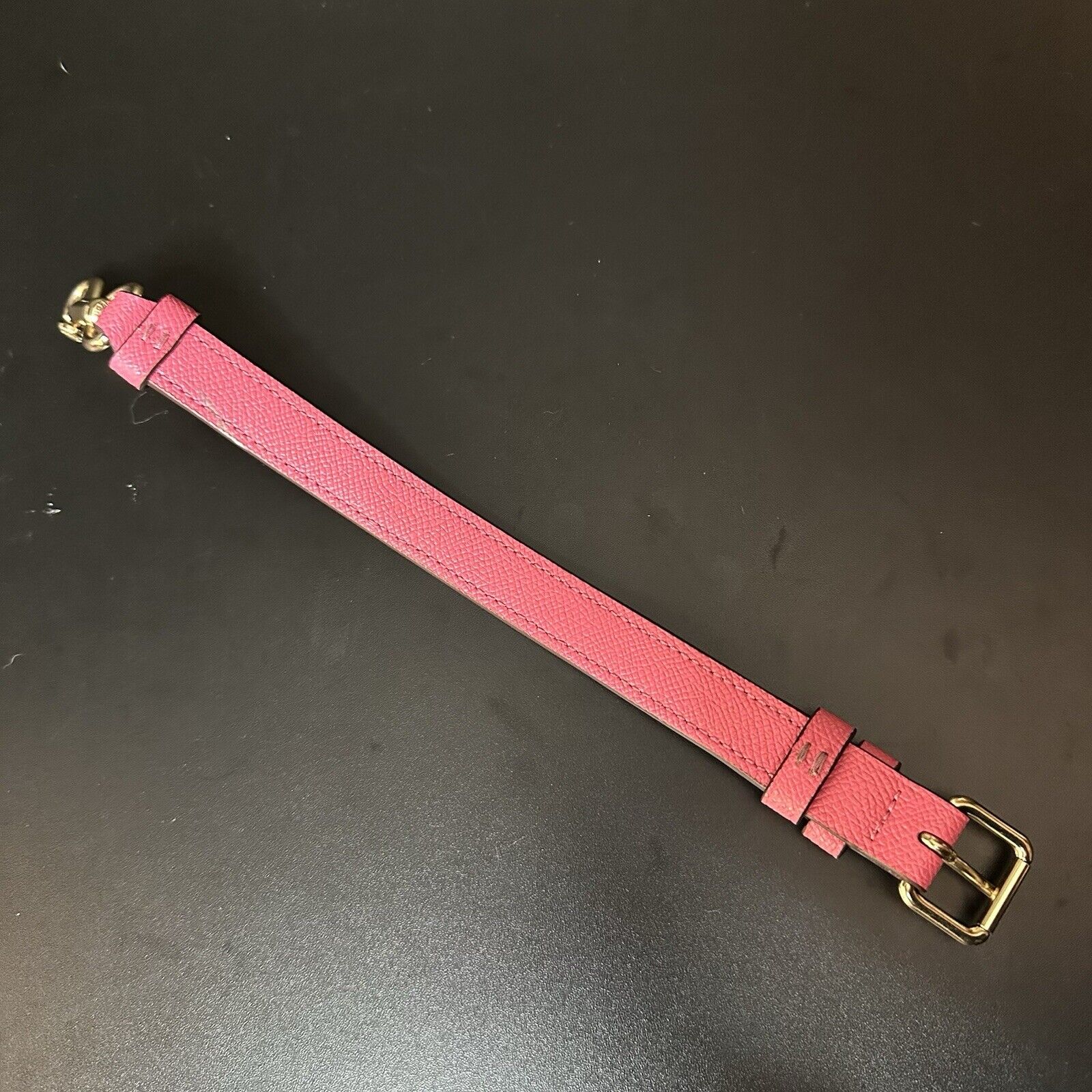 Coach Pink Saffiano Leather Purse Bag Extender Accessory